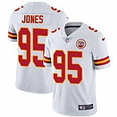 Nike Kansas City Chiefs #95 Chris Jones White NFL Vapor Untouchable Limited Jersey,baseball caps,new era cap wholesale,wholesale hats